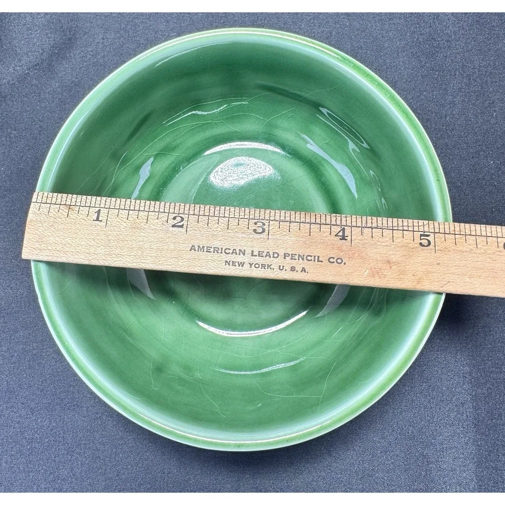 Bordallo Pinheiro Dragonfly Green Majolica Coupe Cereal Bowls 2 Portugal Display